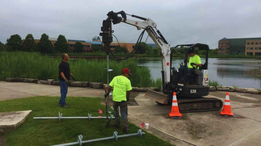 Commercial helical piles Toronto