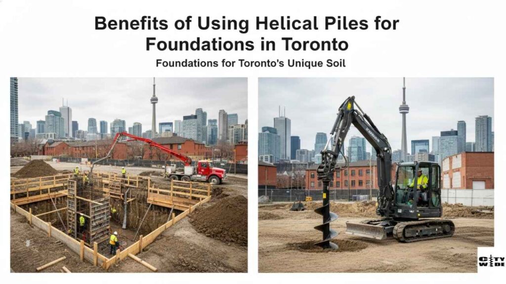 Helical piles benefits Toronto