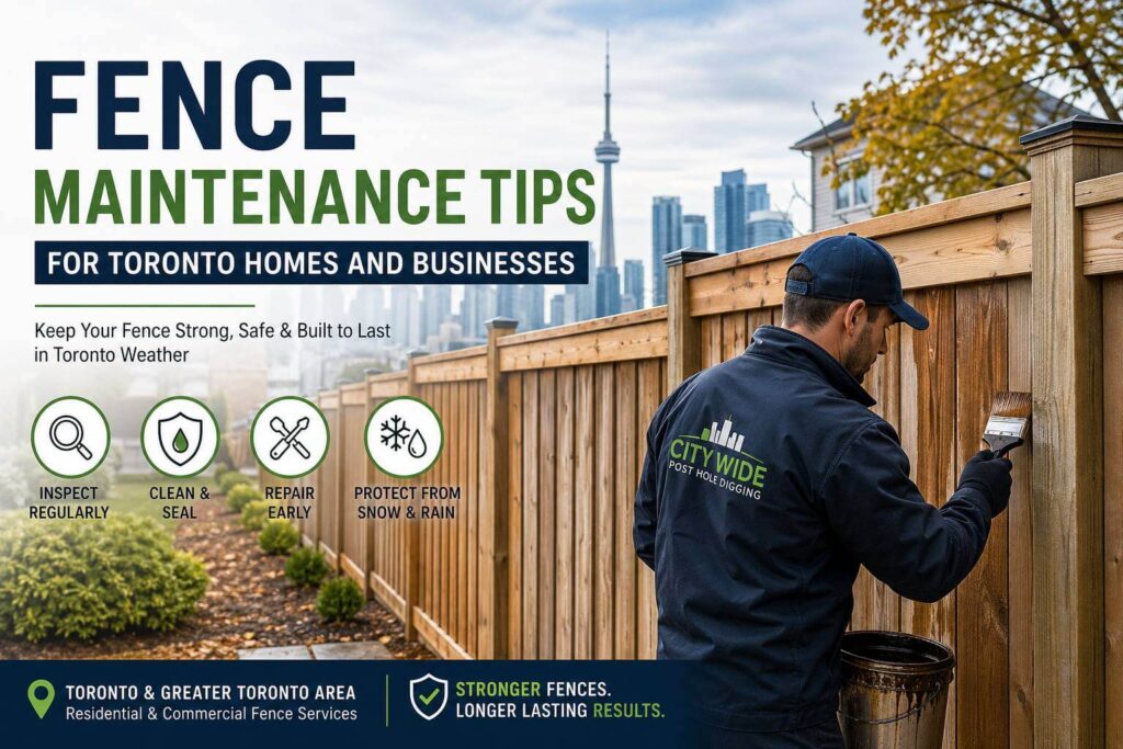 fence maintenance Toronto