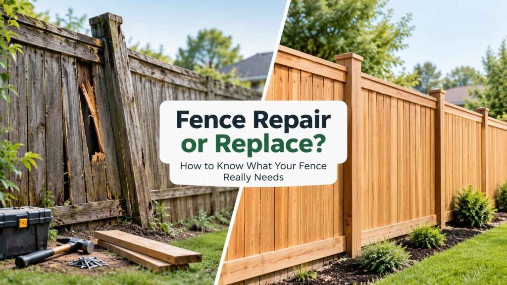 fence repair or replace